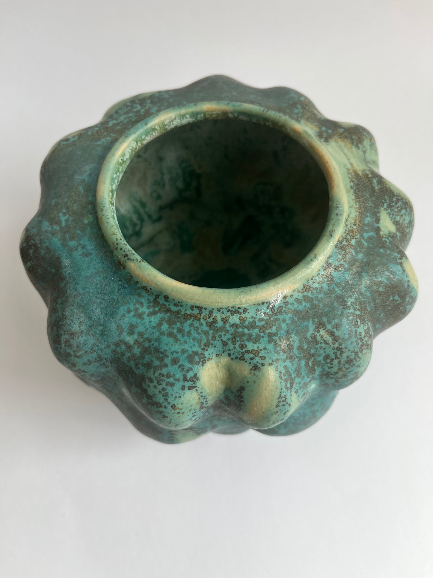 Turkis farvet Bobble vase