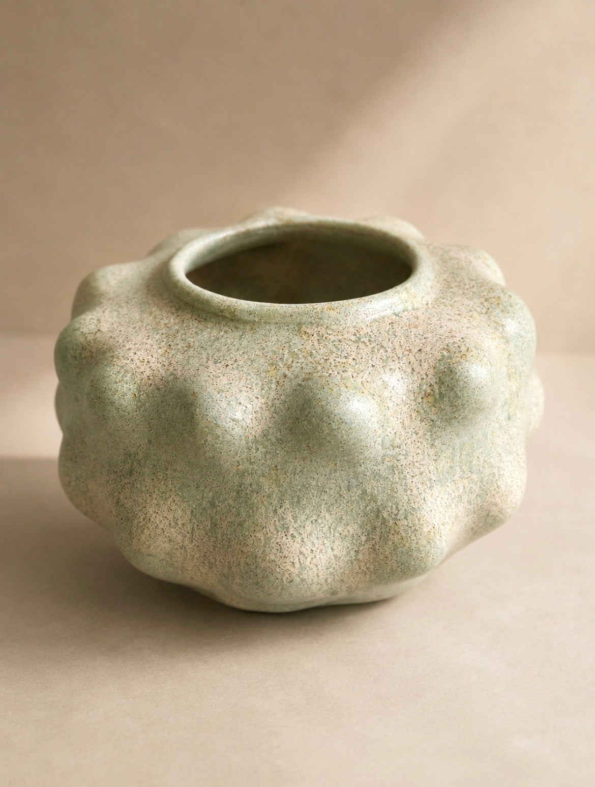Lyseblå Bobble vase